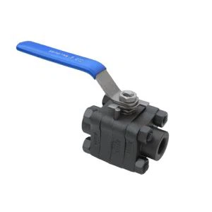 Válvula de esfera de 3 PC forjada